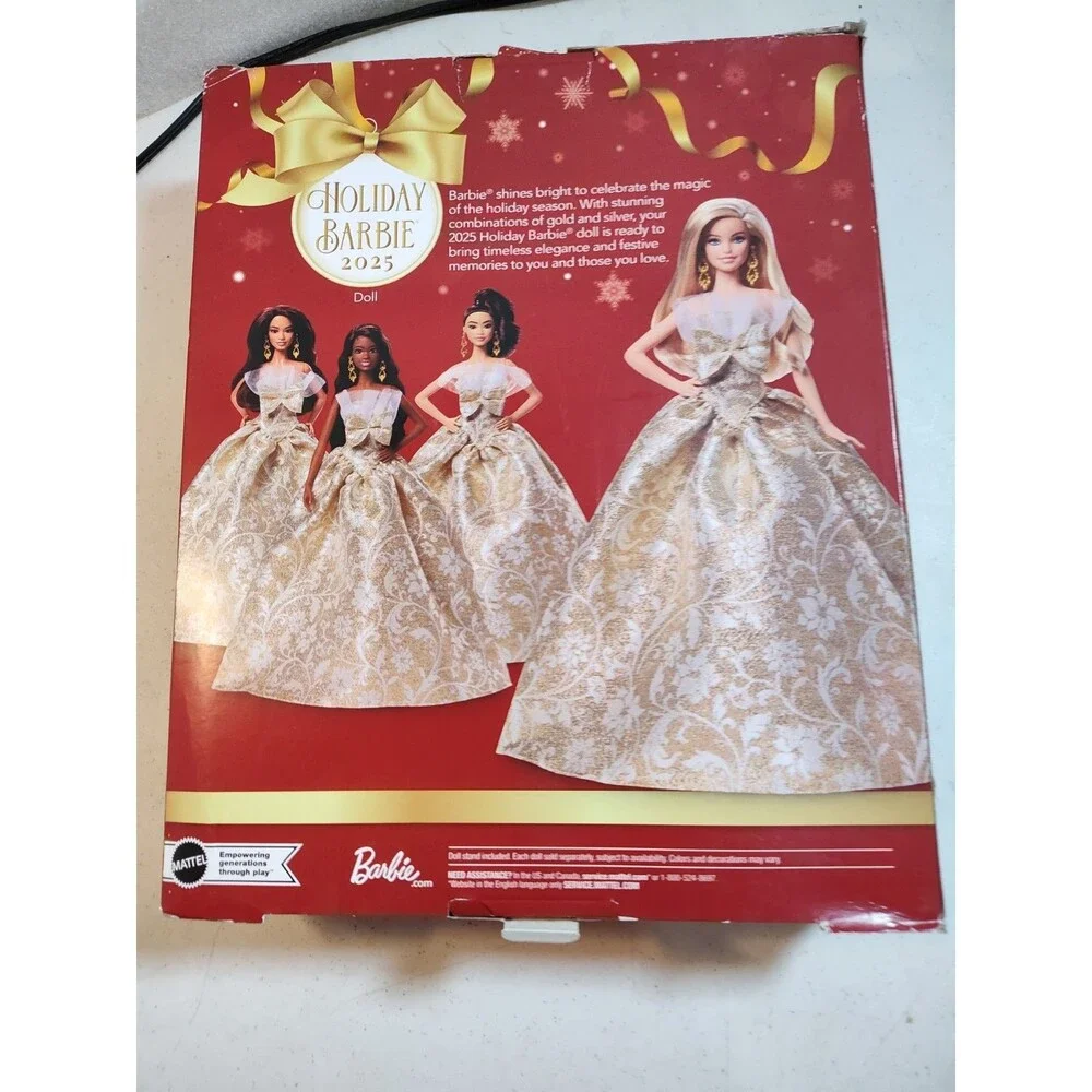 Barbie Signature 2025 Holiday Barbie Fashion Doll Blonde Mattel  JBH 95 (879)